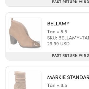 Tan ankle boot, box never opened, new!